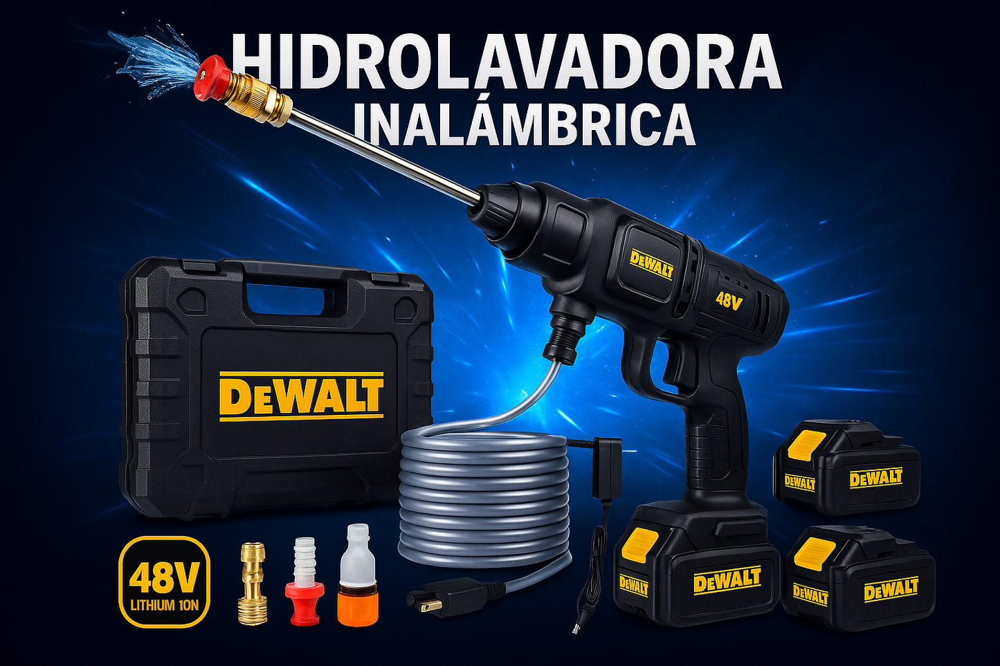 kit DEWALT PowerWash 48V MAX